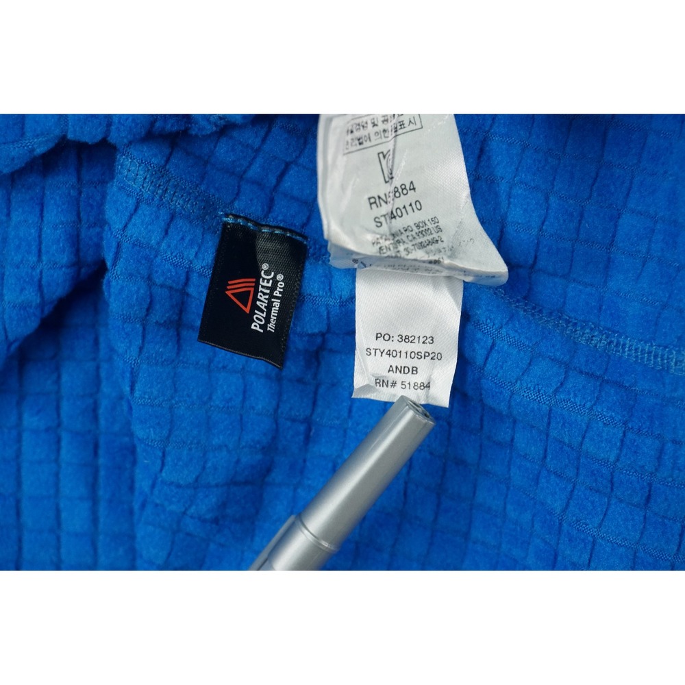 Patagonia R1 Jacket Mens 2XL Blue 1/2 Half Zip Pullover Polartec‎ Fleece Outdoor - Picture 7 of 7